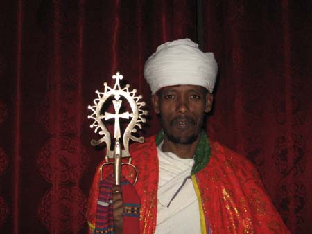 Prist in Lalibela