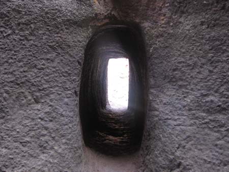Tunnel in lalibela